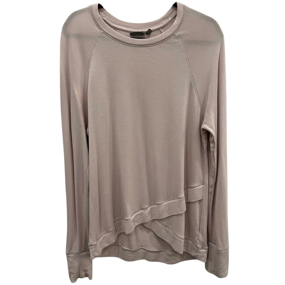 Athleta Criss-Cross Sweatshirt Pink Size Medium